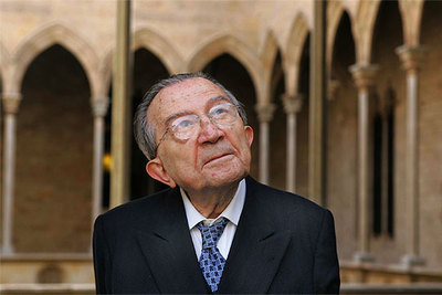Andreotti, en el Palau de la Generalitat