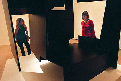 Una de las esculturas pertenecientes a la serie  Construcciones vacías,  de Jorge Oteiza.