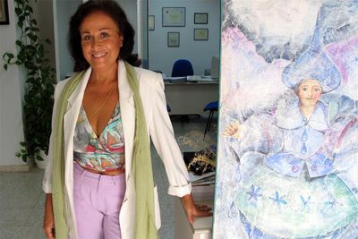 Rosa Martín, esta semana en su casa en Estepona (Málaga).