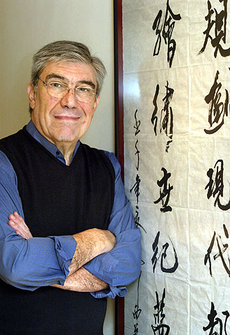 Eduardo Leira, en su estudio.