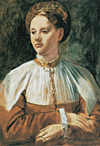  Retrato de joven  (1858-1859), óleo sobre tela de Degas procedente de la Galería Nacional de Canadá, en Ottawa.
