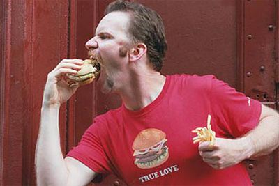 Morgan Spurlock, director y actor de  Super Size Me .