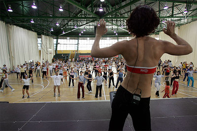 Locos por el aeróbic