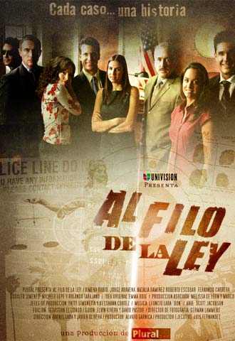 Cartel de  Al filo de la ley. 
