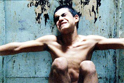 Abel Ayala,  El Polaquito,  en una escena de la película