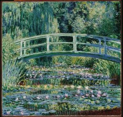 El cuadro, 'Nenúfares y puente japonés' lo pintó Monet en 1899 . Es uno de los 70 cuadros exclusivos que podrán verse en la exposición de Zúrich.