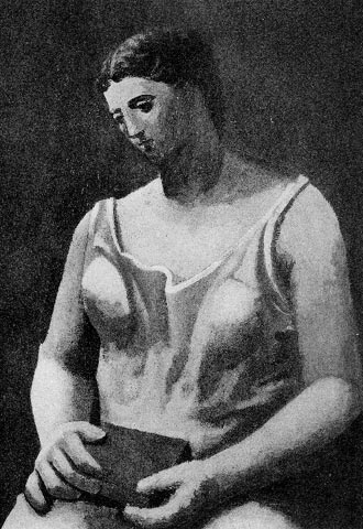  Mujer de blanco , de Picasso.