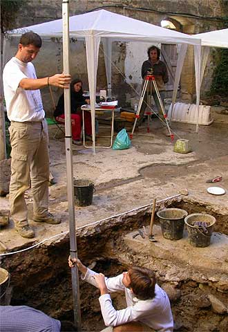 Un yacimiento romano en Getaria