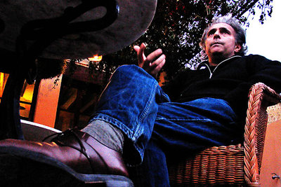 El escritor Hanif Kureishi, en Mallorca.