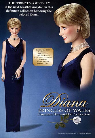 Anuncio publicitario de la 'Muñeca Diana'.