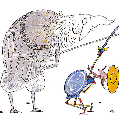 Ilustración de Montse Ginesta para 'Don Quijote' (La Galera).