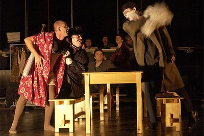 Un momento de la representación de  De la casa de los muertos. 