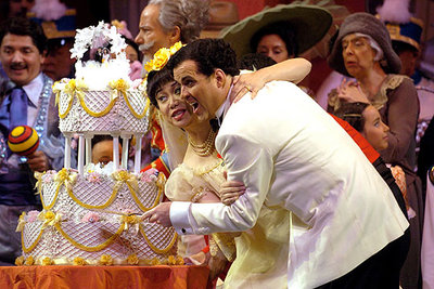 Un momento de la representación de  Salsipuedes. 