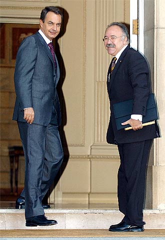 Zapatero y Carod, en una reunión en La Moncloa el pasado septiembre.