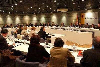 Reunión del Consejo Superior de Políticas de Inmigración.