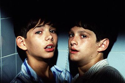 Nacho Pérez (izquierda) y Raúl García, en  La mala educación .