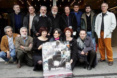 Algunos de los participantes en el filme colectivo  Hay motivo.  