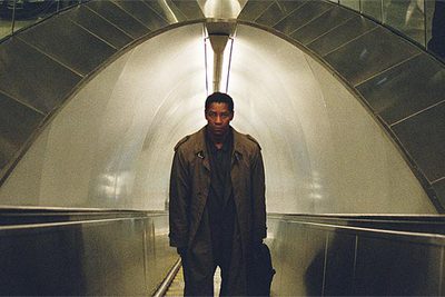 Denzel Washington, en  El mensajero del miedo .
