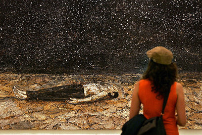  Los célebres órdenes de la noche  (1997), de Anselm Kiefer, una de las obras expuestas en el Guggenheim.