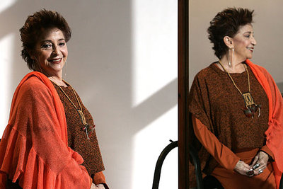 La  mezzosoprano  Teresa Berganza, en el Teatro Real de Madrid.