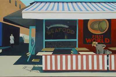 'First World', 2004. Óleo sobre lienzo.