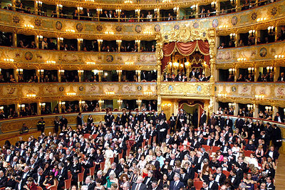 Concierto inaugural de La Fenice, en diciembre de 2003.