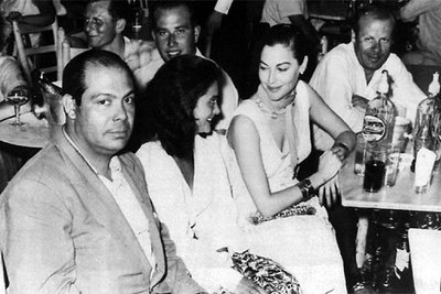 Ava Gardner y La Chunga, en el tablao 'La Pañoleta' (Palamós-Girona).