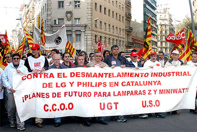 La plantilla de Philips reclama que no se desmantele la empresa
