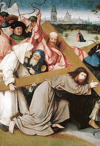  Cristo llevando la cruz  (1505-1507), de El Bosco, expuesto en el museo de Seattle.