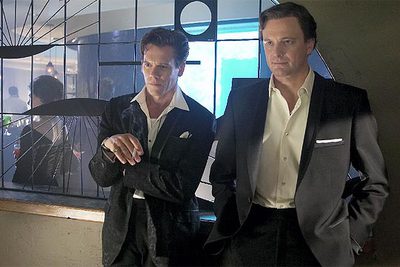 Kevin Bacon (izquierda) y Colin Firth, en una imagen de  Where the truth lies. 