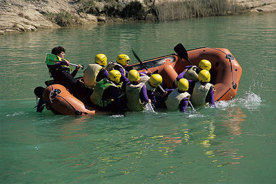 Estación de  rafting  de Murillo de Gallo (Huesca).