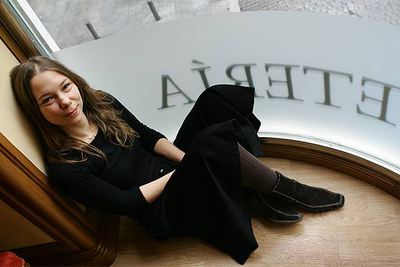 La cantante Lhasa, ayer en Madrid.