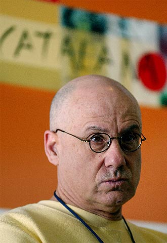 James Ellroy, en la Feria del Libro de Guadalajara.