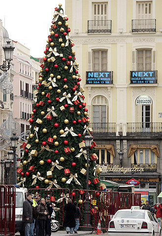 Doce metros de 'espíritu navideño'