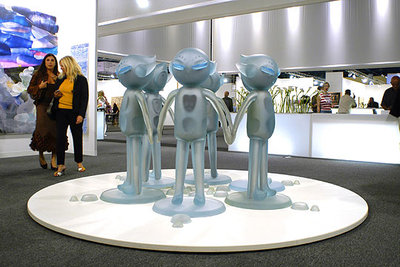 Una instalación en la feria de Basilea en Miami.