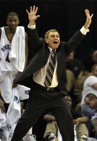 Fratello, el pasado sábado, en su debú con los Grizzlies.