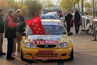 Rally en el asfalto.