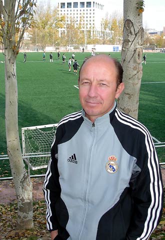 Alberto Giráldez, director del fútbol base madridista.