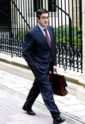 Patxi López, secretario general de los socialistas vascos.