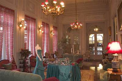 Uno de los salones del Pestana Palace de Lisboa.