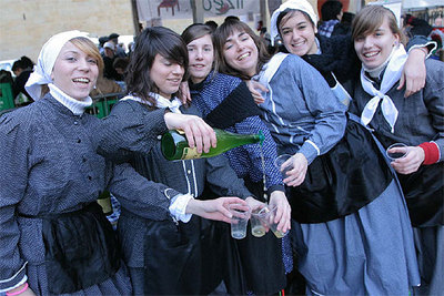 Chistorra y talos pasados por agua y sidra