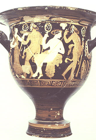  Cratera de campana ática . Necrópolis de Galera (Granada).