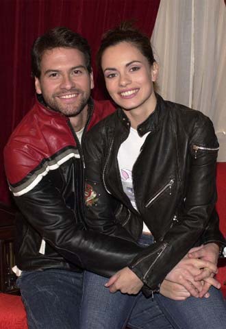 Miguel de Miguel y Vanesa Cabeza, en la presentación de  Obsesión.  