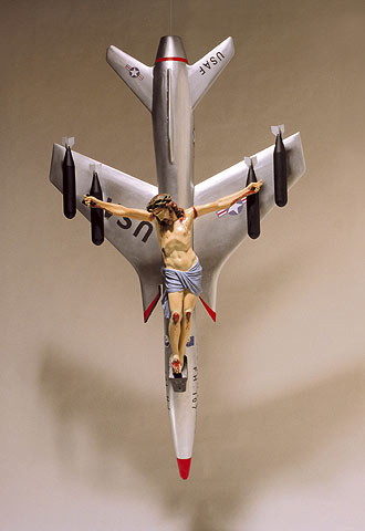  La civilización occidental y cristiana, 1966,  de León Ferrari.