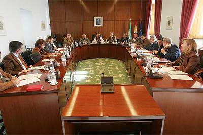 Reunión de la Junta de Portavoces el pasado 15 de diciembre.