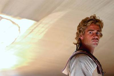 Colin Farrell, en un fotograma de  Alejandro Magno .