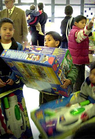 Juguetes para los niños más necesitados