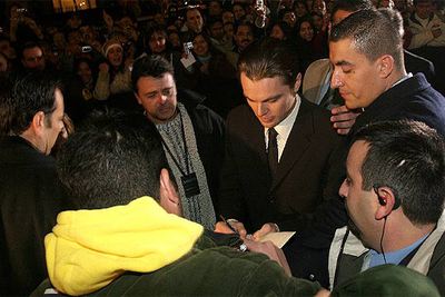 DiCaprio provoca la histeria en la Gran Vía