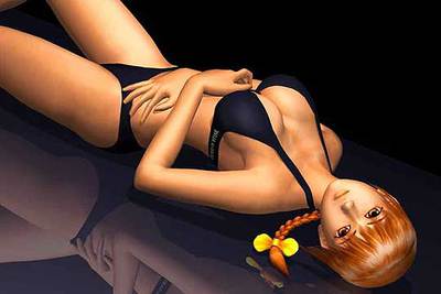 Imagen del juego de voleibol  Dead or Alive Volleyball. 