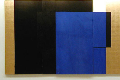 'Propileo' (2004), óleo de Rafael Canogar.